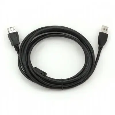 Кабель Cablexpert USB - USB V 2.0 (M/F), подовжувач, феритовий фільтр, 3.0 м, чорний (CCF-USB2-AMAF-10) Кабель Cablexpert USB - USB V 2.0 (M/F), подовжувач, феритовий фільтр, 3.0 м, чорний (CCF-USB2-AMAF-10)