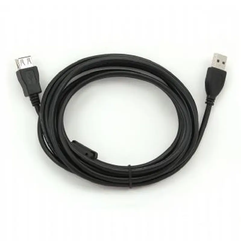 Кабель Cablexpert USB - USB V 2.0 (M/F), подовжувач, феритовий фільтр, 3.0 м, чорний (CCF-USB2-AMAF-10) Кабель Cablexpert USB - USB V 2.0 (M/F), подовжувач, феритовий фільтр, 3.0 м, чорний (CCF-USB2-AMAF-10)