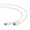 Кабель-подовжувач коаксіальний Cablexpert (CCV-515-W) 75 Ом, White, 1.8 м