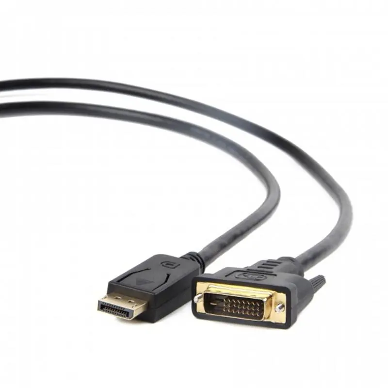 Кабель Cablexpert DisplayPort - DVI (М/М), 3 м, чорний (CC-DPM-DVIM-3M) Кабель Cablexpert DisplayPort - DVI (М/М), 3 м, чорний (CC-DPM-DVIM-3M)