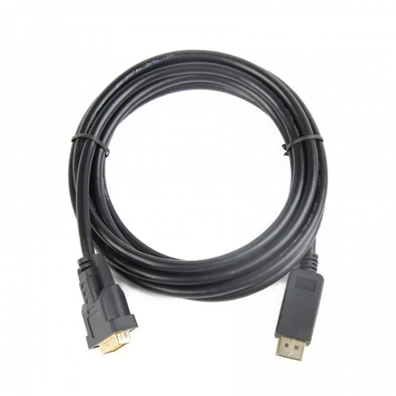 Кабель Cablexpert DisplayPort - DVI (М/М), 3 м, чорний (CC-DPM-DVIM-3M) Кабель Cablexpert DisplayPort - DVI (М/М), 3 м, чорний (CC-DPM-DVIM-3M)