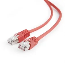 Патч-корд FTP Cablexpert (PP22-2M/R) cat.5Е, литий, 50u штекер із засувкою, 2м, червоний