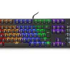Клавіатура Motospeed CK107 Outemu Blue RGB Ukr Black (mtk96mb)