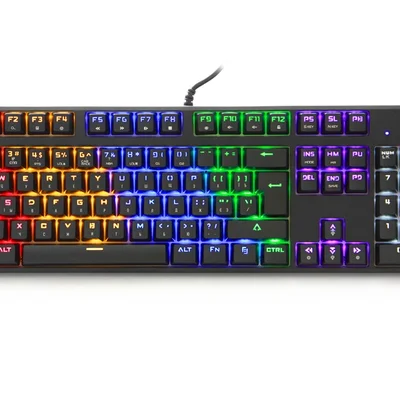 Клавіатура Motospeed CK107 Outemu Blue RGB Ukr Black (mtk96mb)