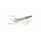 Патч-корд Cablexpert (PP6-0.25M/W) FTP, литий, 50u "штекер із засувкою, 0.25 м, білий