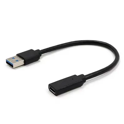 Адаптер Cablexpert USB - USB Type-C V 3.0 (M/F), 0.1 м, чорний (A-USB3-AMCF-01) Адаптер Cablexpert USB - USB Type-C V 3.0 (M/F), 0.1 м, чорний (A-USB3-AMCF-01)