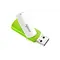 Флеш-накопичувач USB 32GB Apacer AH335 White/Green (AP32GAH335G-1)