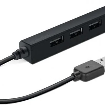 Концентратор USB2.0 SpeedLink Snappy Slim Black (SL-140000-BK) 4хUSB2.0