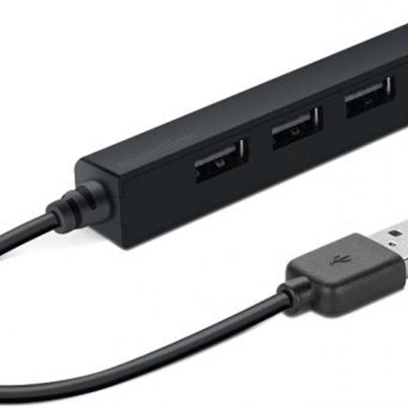 Концентратор USB2.0 SpeedLink Snappy Slim Black (SL-140000-BK) 4хUSB2.0