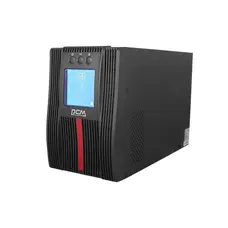 Джерело безперебійного живлення Powercom MAC-1K Schuko, Lin.int., 2 х евро, RJ-45, USB, метал (00230041)