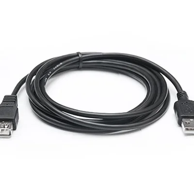 Кабель REAL-EL Pro USB - USB V 2.0 (M/F), 2 м, чорний (EL123500028)