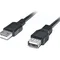 Кабель REAL-EL Pro USB - USB V 2.0 (M/F), 2 м, чорний (EL123500028)