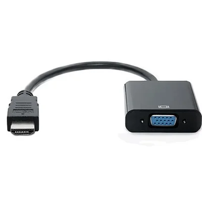 Адаптер REAL-EL HDMI - VGA (M/F), 0.15 м, чорний (EL123500020)