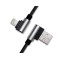 Кабель REAL-EL Premium USB - Lightning (M/M), 1 м, чорний (EL123500034)