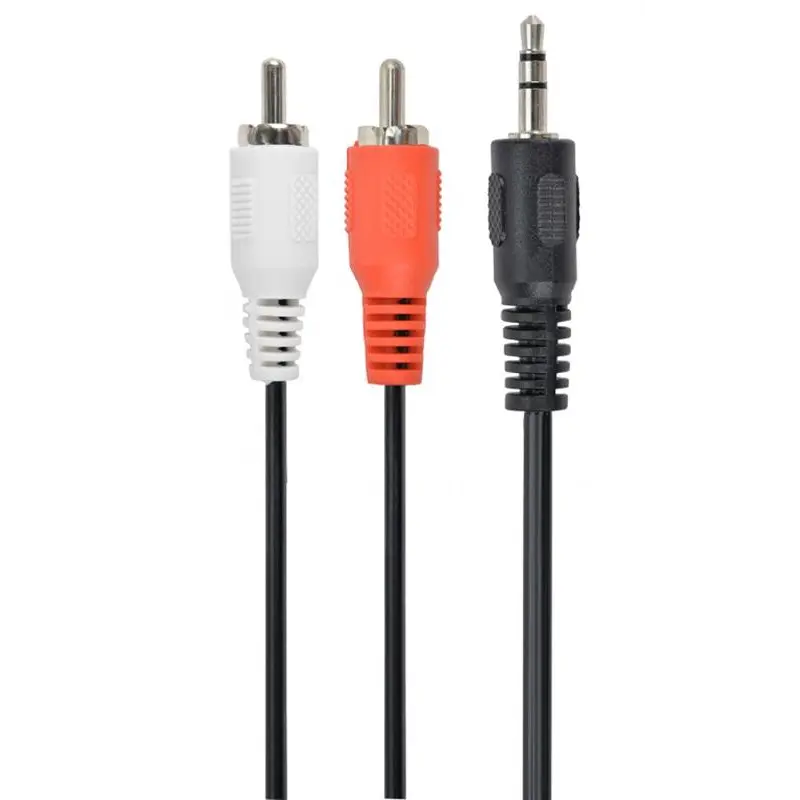 Аудіо-кабель Cablexpert 3.5 мм - 2хRCA (M/M), 1.5 м, Black (CCAB-458) Аудіо-кабель Cablexpert 3.5 мм - 2хRCA (M/M), 1.5 м, Black (CCAB-458)