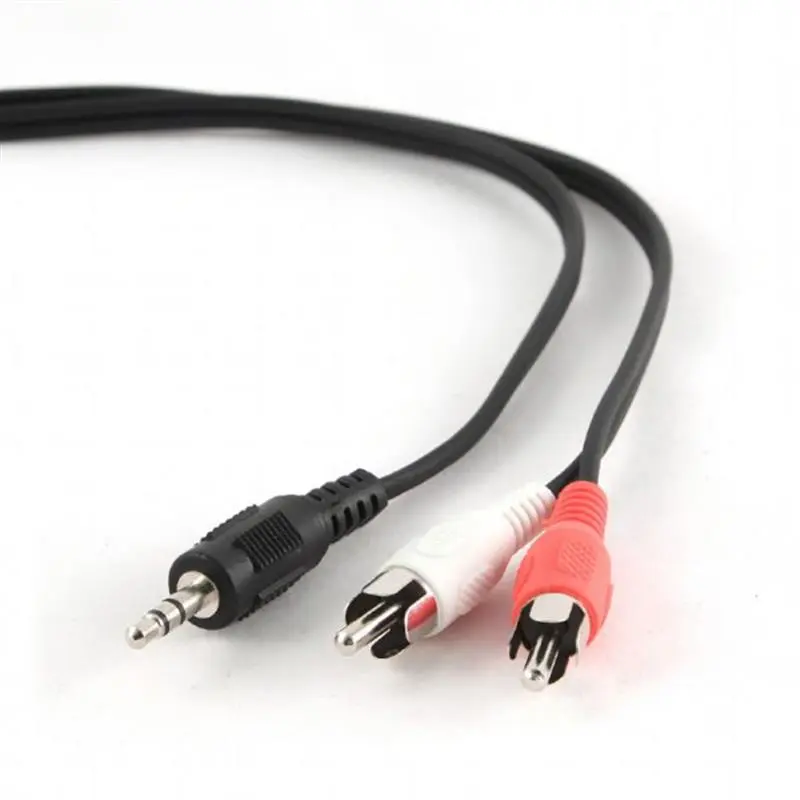 Аудіо-кабель Cablexpert 3.5 мм - 2хRCA (M/M), 1.5 м, Black (CCAB-458) Аудіо-кабель Cablexpert 3.5 мм - 2хRCA (M/M), 1.5 м, Black (CCAB-458)