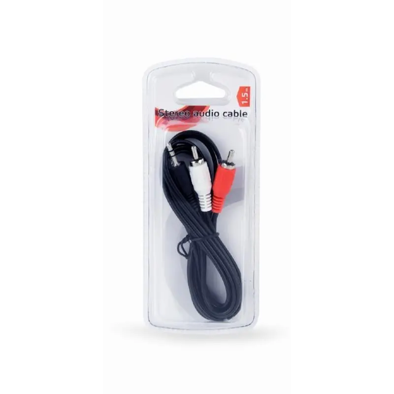 Аудіо-кабель Cablexpert 3.5 мм - 2хRCA (M/M), 1.5 м, Black (CCAB-458) Аудіо-кабель Cablexpert 3.5 мм - 2хRCA (M/M), 1.5 м, Black (CCAB-458)