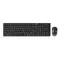 Комплект (клавіатура, миша) бездротовий REAL-EL Comfort 9010 Kit Black USB