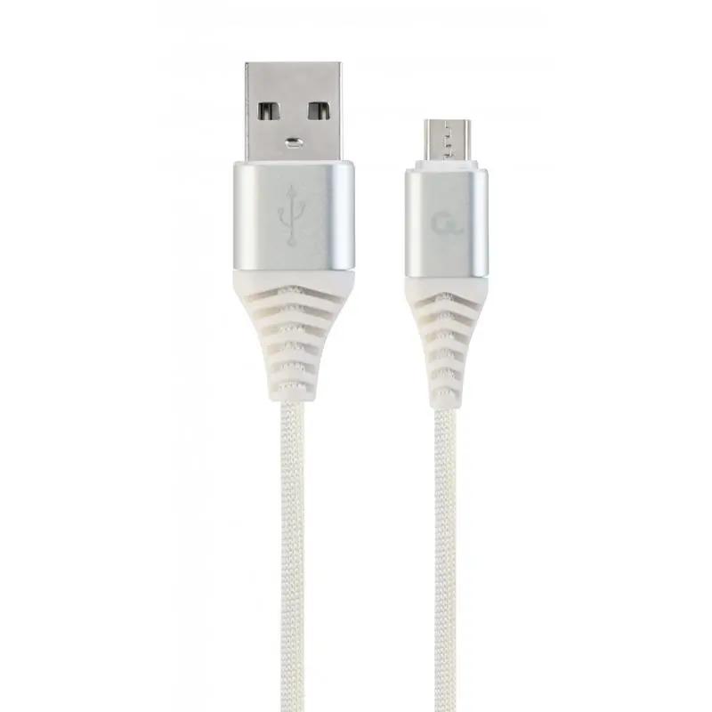 Кабель Cablexpert USB - micro USB (M/M), премиум, 1 м, белый (CC-USB2B-AMmBM-1M-BW2) Кабель Cablexpert USB - micro USB (M/M), премиум, 1 м, белый (CC-USB2B-AMmBM-1M-BW2)