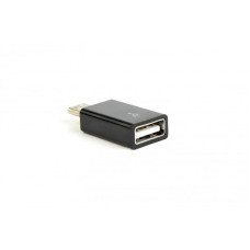 Адаптер Cablexpert USB Type-C - USB V 2.0 (M/F) Black (CC-USB2-CMAF-A)