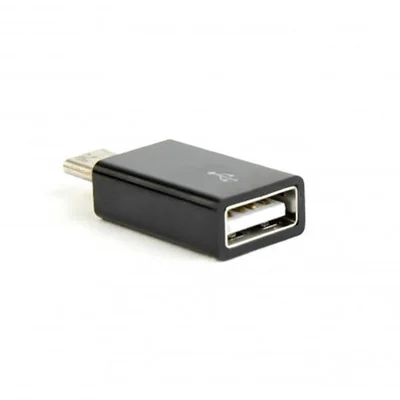 Адаптер Cablexpert USB Type-C - USB V 2.0 (M/F) Black (CC-USB2-CMAF-A)