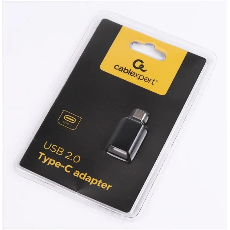 Адаптер Cablexpert USB Type-C - USB V 2.0 (M/F) Black (CC-USB2-CMAF-A) Адаптер Cablexpert USB Type-C - USB V 2.0 (M/F) Black (CC-USB2-CMAF-A)