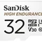 Карта пам`ятi MicroSDXC 32GB UHS-I/U3 Class 10 SanDisk High Endurance R100/W40MB/s + SD-adapter (SDSQQNR-032G-GN6IA)