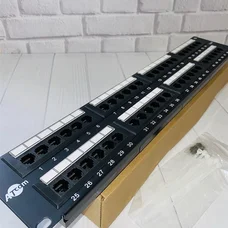 Патч-панель ATcom P6048 19" 48хRJ-45 UTP 2U cat.6