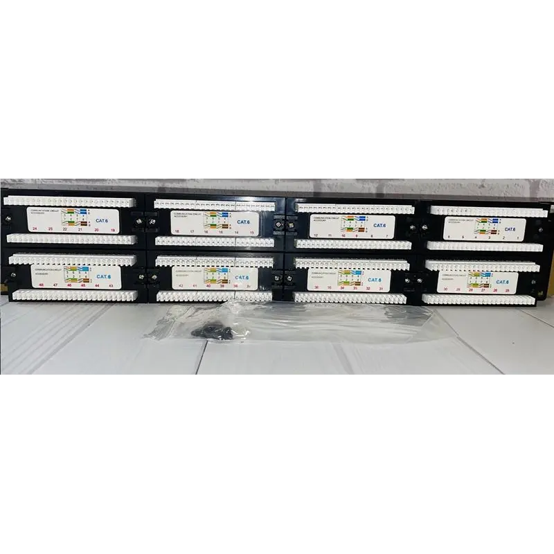 Патч-панель ATcom P6048 19" 48хRJ-45 UTP 2U cat.6 Патч-панель ATcom P6048 19" 48хRJ-45 UTP 2U cat.6