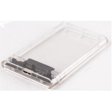 Зовнішній карман USB3.0 для HDD/SSD SATA 2.5" AgeStar 3UB2P4 Transparent