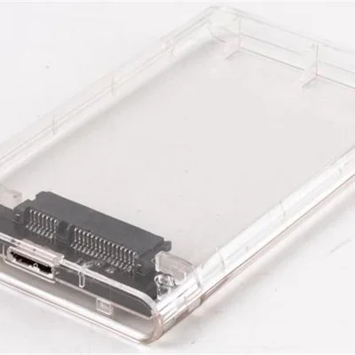 Зовнішній карман USB3.0 для HDD/SSD SATA 2.5" AgeStar 3UB2P4 Transparent