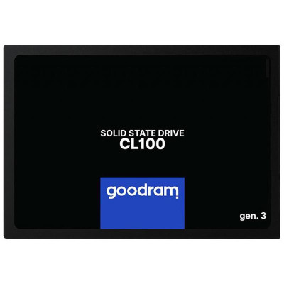 Накопичувач SSD 240GB GOODRAM CL100 GEN.3 2.5" SATAIII 3D TLC (SSDPR-CL100-240-G3)