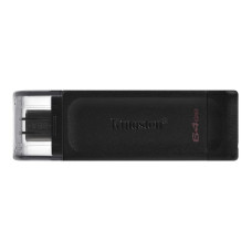 Флеш-накопичувач USB3.2 64GB Type-C Kingston DataTraveler 70 Black (DT70/64GB)