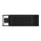 Флеш-накопичувач USB3.2 64GB Type-C Kingston DataTraveler 70 Black (DT70/64GB)