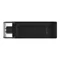 Флеш-накопичувач USB3.2 64GB Type-C Kingston DataTraveler 70 Black (DT70/64GB)
