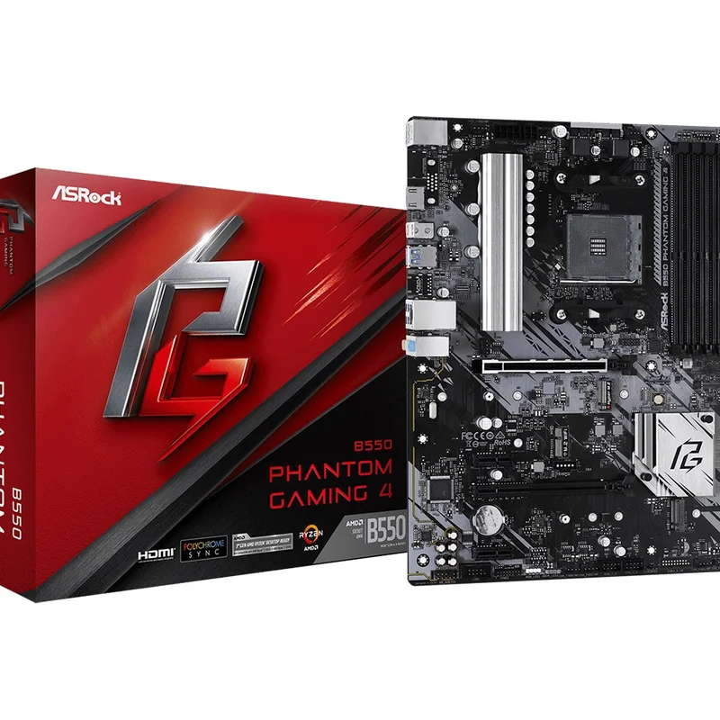 Материнська плата ASRock B550 Phantom Gaming 4 Socket AM4