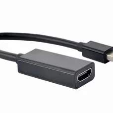 Адаптер Cablexpert mini DisplayPort - HDMI (M/F), 0.15 м, Black (A-mDPM-HDMIF-02)
