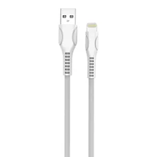Кабель ColorWay USB - Lightning (M/M), line-drawing, 2.4 А, 1 м, White (CW-CBUL027-WH)