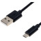 Кабель Grand-X USB - micro USB (M/M), Cu, 2.5 м, Black (PM025B)