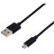 Кабель Grand-X USB - micro USB (M/M), Cu, 2.5 м, Black (PM025B)