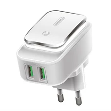Мережевий зарядний пристрій Intaleo TCL242 (2USB, 2.4A) White (1283126481130)