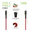 Кабель Intaleo CBRNYTT1 USB Type-C - USB Type-C (M/M), 1.2 м, красный (1283126504112)