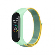 Ремінець BeCover Nylon Style для Xiaomi Mi Smart Band 5/Mi Smart Band 6 Green/Yellow (705420)