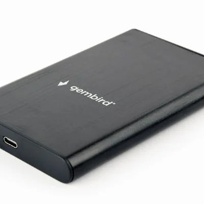 Зовнішня кишеня Gembird SATA HDD 2.5", USB 3.1, алюміній, Black (EE2-U3S-6)