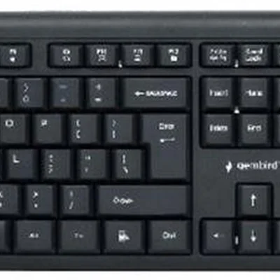 Комплект бездротовий (клавіатура, миша) Gembird KBS-WM-03-UA Black USB