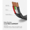 Кабель Luxe Cube Flat USB - Lightning (M/M), 1 м, чорний (2231252964019)