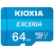 Карта пам`ятi MicroSDXC 64GB UHS-I Class 10 Kioxia Exceria R100MB/s (LMEX1L064GG2) + SD-адаптер