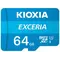 Карта пам`ятi MicroSDXC 64GB UHS-I Class 10 Kioxia Exceria R100MB/s (LMEX1L064GG2) + SD-адаптер