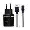 Зарядний пристрій Hoco C12 Smart (2USB, 2.4А) Black (6957531064114) + кабель MicroUSB