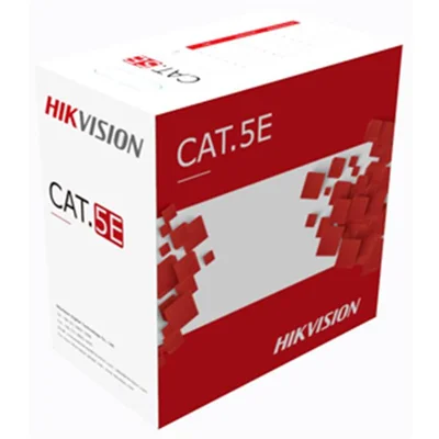 Кабель вита пара Hikvision (DS-1LN5EO-UU/E ) UTP cat 5E, 305м, Corton Box